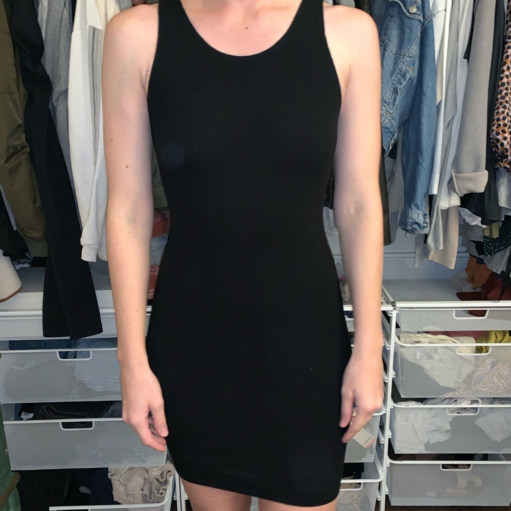 Simple black dress